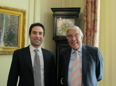 Guglielmo with Lord Phillips