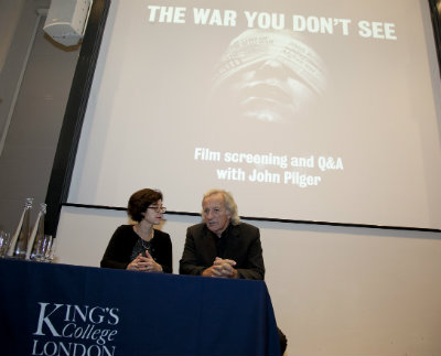 John Pilger and Penny Green