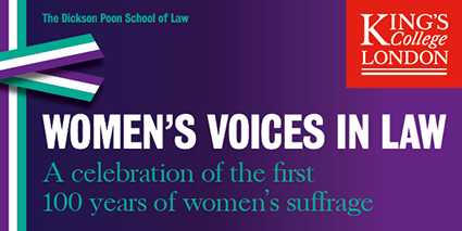 KCL DPSL WOMEN'S SUFFRAGE MASTHEAD 600x300 option2