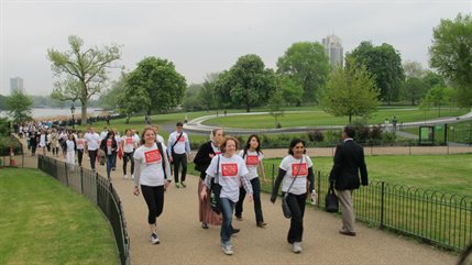 London Legal Walk KCL team