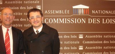 Robert Wintemute with Mr Erwann Binet