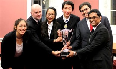 Winning KCL moot team
