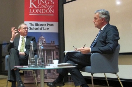 Professor Peer Zumbansen talks to Dean Caron as part of The Dickson Poon School of Law Transnational Seminar Series