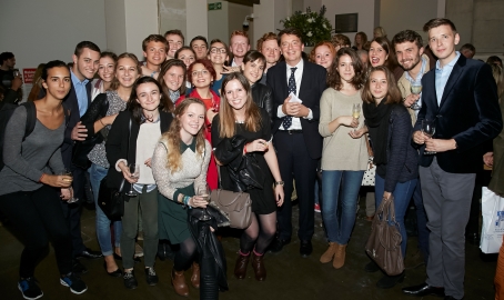 Professor Andrea Biondi with group of Centre of European Law students