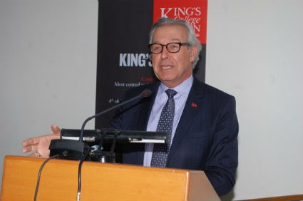 Professor David Caron speaks at the ICC Young Arbitrators Forum conference in Delhi