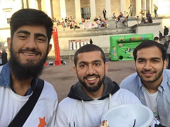 Volunteers involved in Charity Week