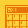 Yellow calendar