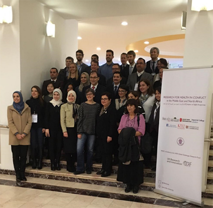 Group photograph at (R4HC-MENA) Executive Board meeting