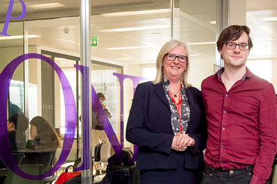 CUSP London's Dr Simon Miles and Claire Crowther