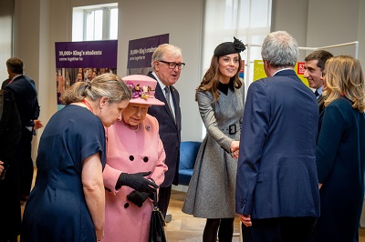 The Royal Party at Bush House