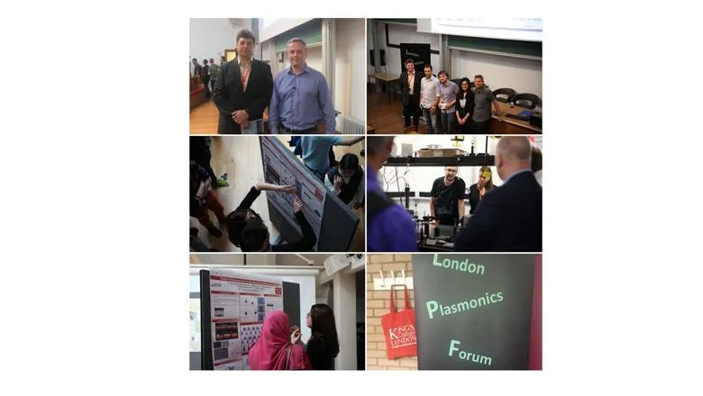 Collage of images from London Plasmonics Forum