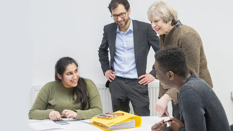 The Prime Minister meets students and teachers