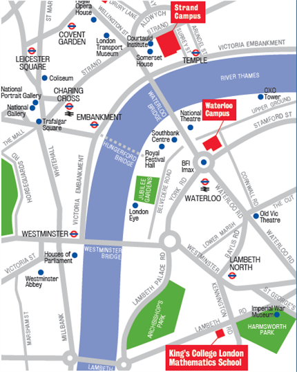 King's-Maths-School-Map