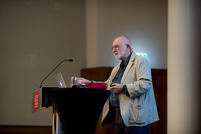 Professor Sir Michael Berry gives the Higgs Lecture 2019