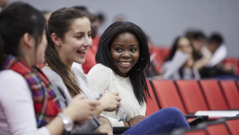 students in lecture room 