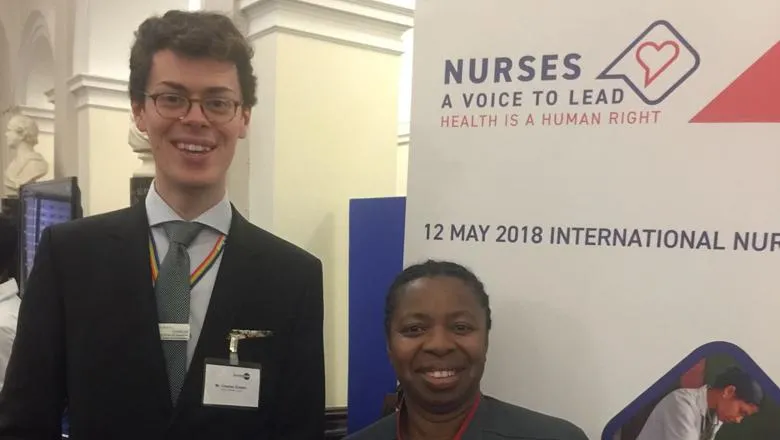 Charles Sinden at Nursing Now launch