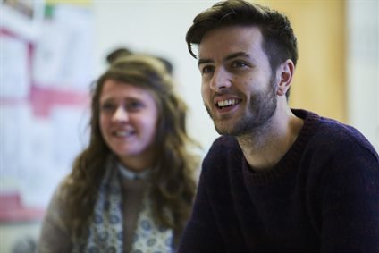 student happy