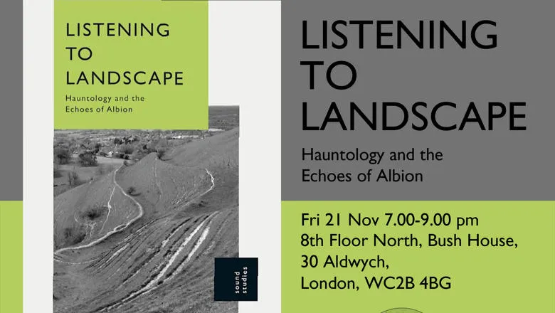 listening to landscape poster A4