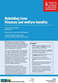 Finance and Welfare Policy and Practice Briefing from the Rebuilding Lives study