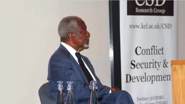 Kofi Annan at CSDRG