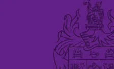King's College London crest on a purple background.