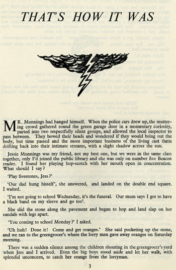 ‘That’s How It Was’ by Maureen Duffy, published in King’s student magazine, Lucifer, July 1955 (ref: K/SER1/63 Jul 1955)