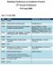 Standing Conference on Academic Practice Programme 2009