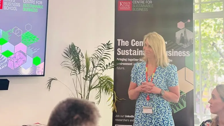 Thora Frost (PhD Candidate) presenting at the workshop.