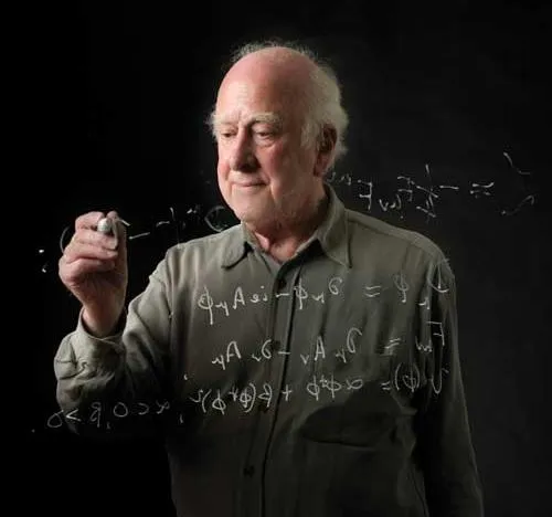 Photo of Professor Peter Higgs