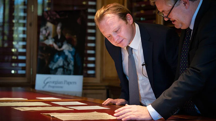 Michael Jibson visits the Georgian Papers Programme