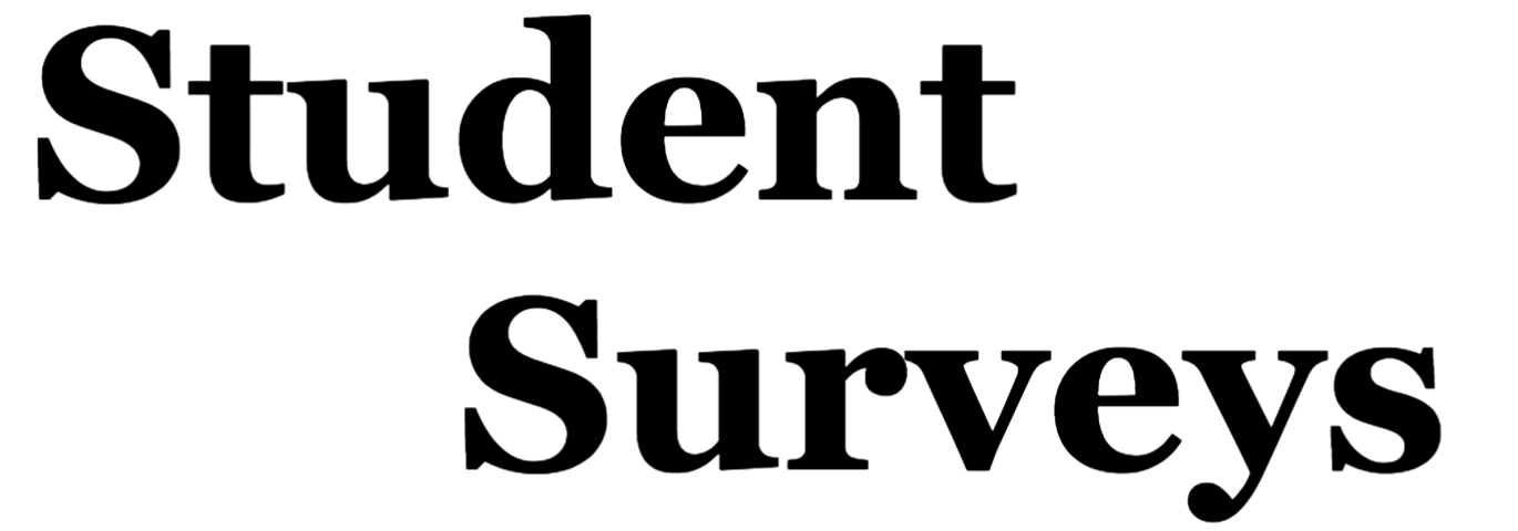 Student survey banner (B&W)