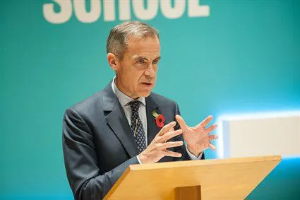 Governor of the Bank of England Mark Carney speaks at King's Business School launch event. 