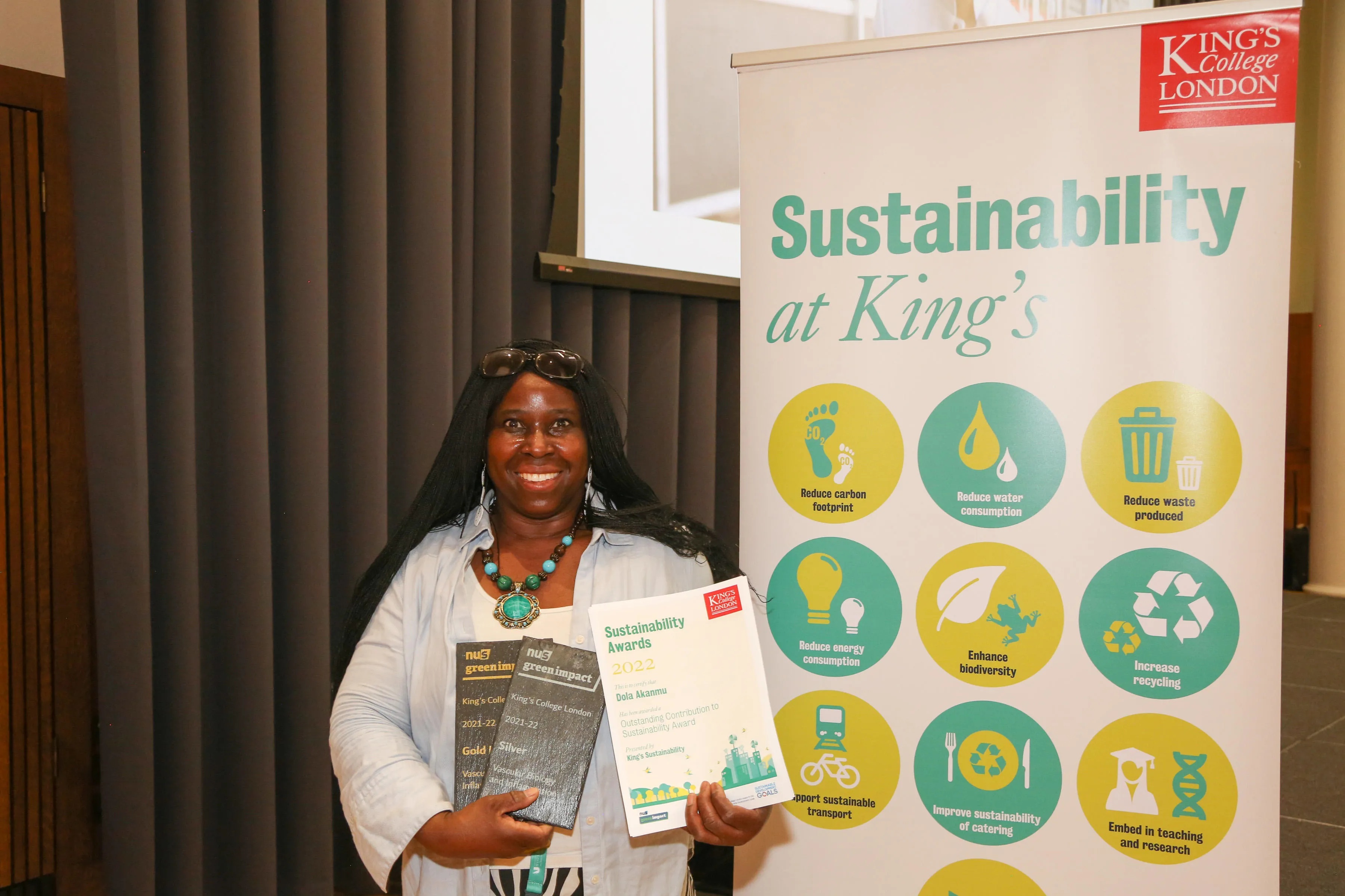 Sustainability AwardsDola Akanmu receiving her Special Award