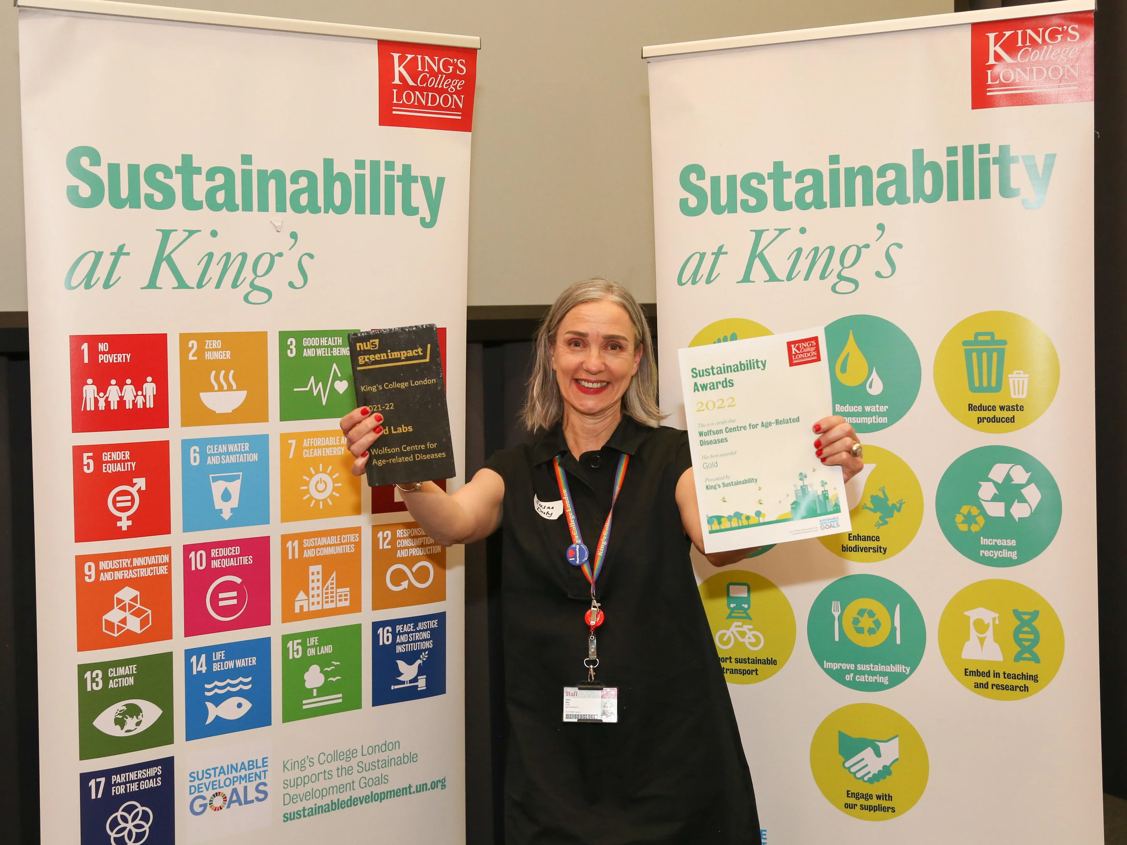 Sustainability Awards:Prof Susan Duty, IoPPN