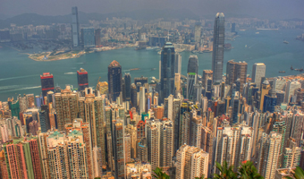 Hong-Kong skyline