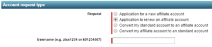 Account request type2