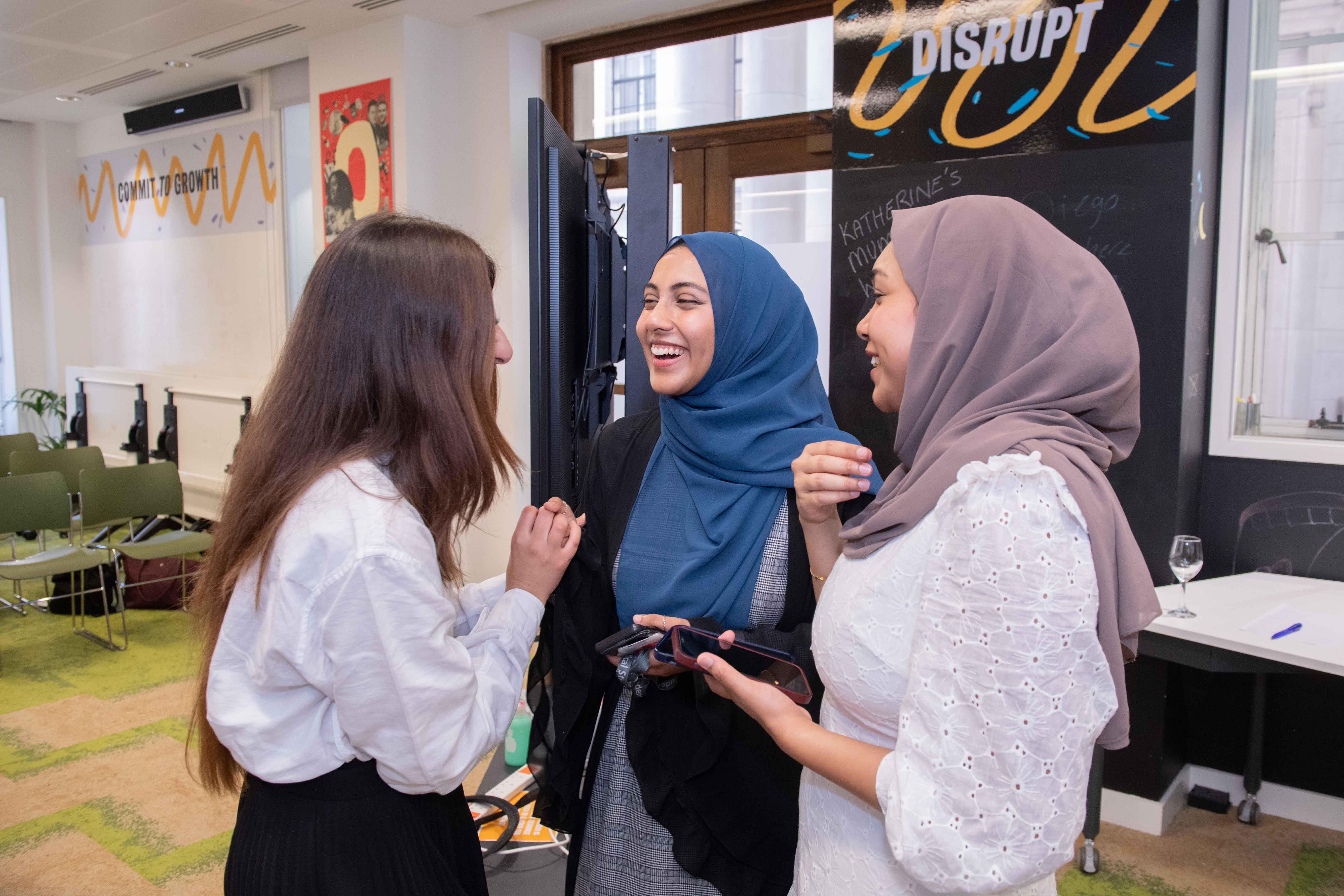 Participants networking at the Enterprise Award Celebration Event 2023.