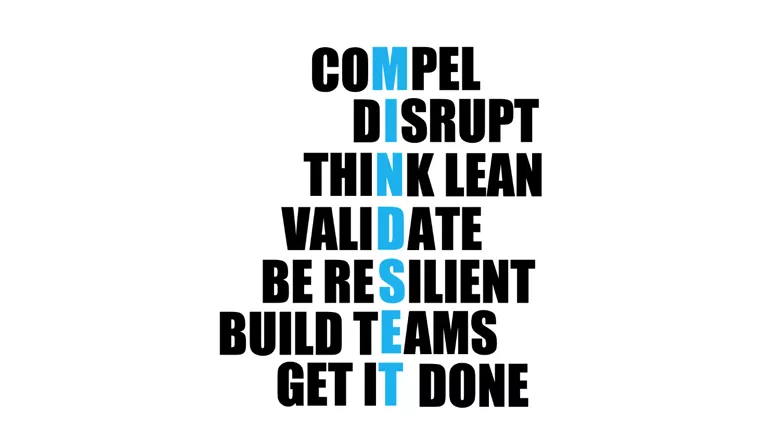 7 Skills of an Entrepreneurial Mindset: Compel, Disrupt, Think Lean, Validate, Be Resilient, Build Teams, Get it Done