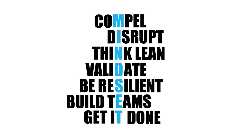 7 Skills of an Entrepreneurial Mindset: Compel, Disrupt, Think Lean, Validate, Be Resilient, Build Teams, Get it Done