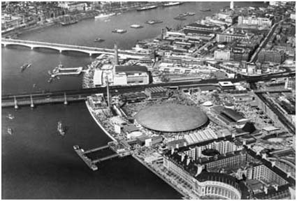 London South Bank Festival of Britain site 1951