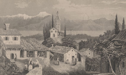 Village of Calafationes, Corfu.