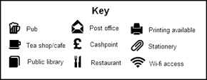 Local Amenity Map Key