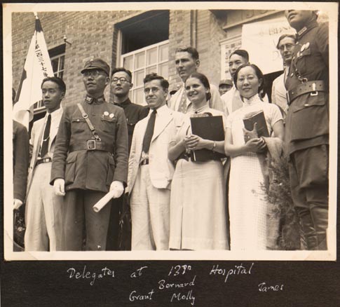 Group of student League of Nations delegates in China 1939