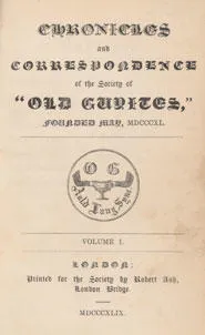 Title page of 'Chronicles and correspondence of the society of 