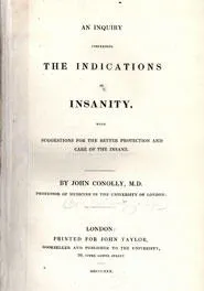 Title page from John Conolly's 'Inquiry concerning the indications of insanity' (1830).