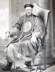 The Emperor Kien Long, from George Staunton's 'Authentic account of an embassy from the King of Great Britain to the Emperor of China' (London, 1797).