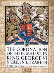 Cover of the official souvenir programme for the coronation of George VI in 1937.