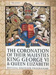 Cover of the official souvenir programme for the coronation of George VI in 1937.