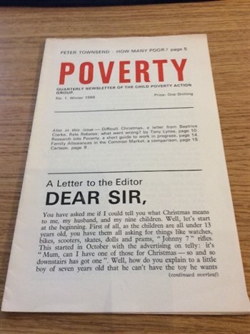 Edition of Poverty journal