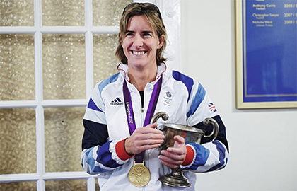 Katherine Grainger at the 2013 Alumni Games